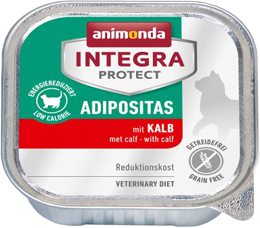 アニモンダ インテグラプロテクト 猫用 ADIPOSITAS 肥満ケア 仔牛 グレインフリー 100g×16個