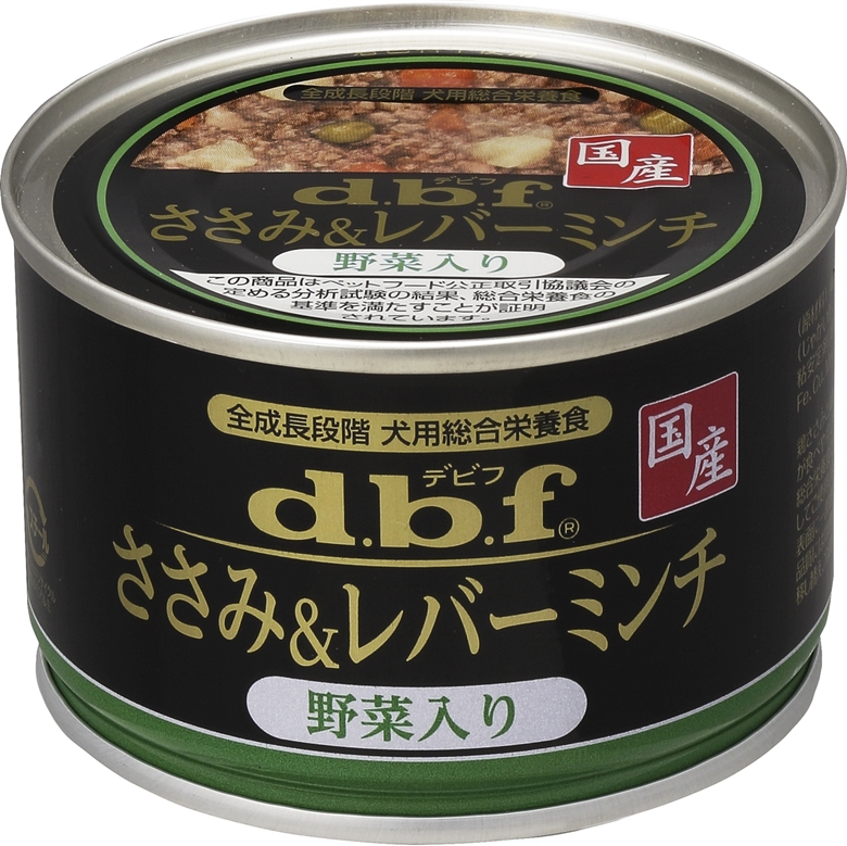 デビフ ささみ&レバーミンチ 野菜入り 150g×24缶