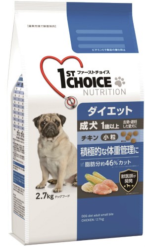 ファーストチョイス 成犬 ダイエット チキン 小粒 2.7kg