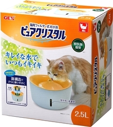 GEX ピュアクリスタル 猫用・複数飼育用 2.5L