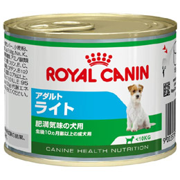 ロイヤルカナン アダルト ライト 缶 犬用 195g