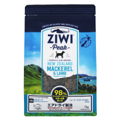 ZiwiPeak エアドライ・ドッグフード ニュージーランドマッカロー&ラム 1kg