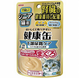 シニア猫用 健康缶パウチ 下部尿路ケア まぐろ 40g×3袋