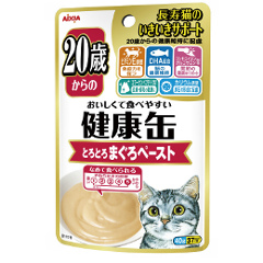 健康缶パウチ 20歳からのとろとろまぐろペースト 40g×12袋