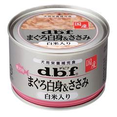 デビフ 愛犬用 まぐろ白身&ささみ 白米入り 150g×24缶