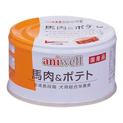 アニウェル 馬肉&ポテト 85g×24缶
