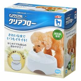 GEX ピュアクリスタル クリアフロー 犬用 950ml ホワイト