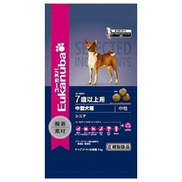 ユーカヌバ シニア 中型犬種(中粒) 1kg