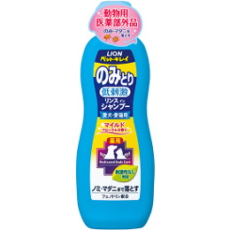 ライオン ペットキレイ のみとり 低刺激 リンスインシャンプー マイルドフローラルの香り 330ml