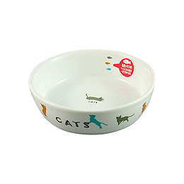 マルカン 猫用陶器食器 遊ぶ猫
