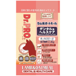 ドクタープロ ラム&オートミール デンタル&ヘルスケア 2.4kg【在庫限り/賞味期限:2017年10月1日】