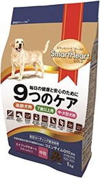 スマートハートゴールド 犬用 9つのケア エイジングサポート 中粒 1kg×12袋
