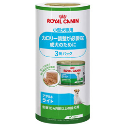 ロイヤルカナン アダルト ライト 缶 犬用 195g×3缶パック