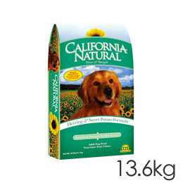 カリフォルニアナチュラル ニシン&さつまいも 犬用 13.6kg